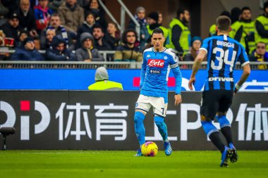 SSC Napoli 'den Jose Callejon İtalya futbol takımı Serie A sezonu 2019 / 20 SSC Napoli - Fotoğraf: Fabrizio Carabelli / LM