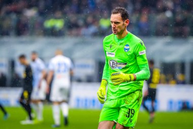 Spal takımından Etrit Berişa İtalya futbolu sezonu 2019 / 20 Spal - Fotoğraf kredisi Fabrizio Carabelli / LM