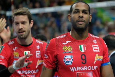 yoandy Leal (9) cucine lube civitanova İtalyan Voleybol Superlega Serie A sezon 2019 / 20, İtalyan Serie A Men SuperLeague Championship, Verona, Ocak 01 2020 - LM / Roberto Tommasini