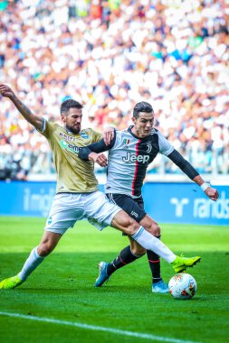 Spal takımından Nenad Tomoviç İtalyan futbolu sezonu 2019 / 20 Spal - Fotoğraf kredisi Fabrizio Carabelli / LM