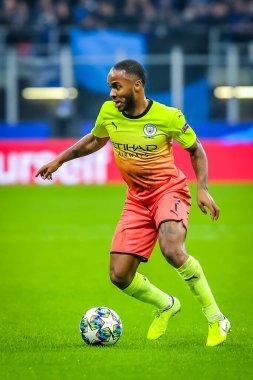 2019 / 20 Şampiyonlar Ligi sezonunda Manchester City 'den Raheem Sterling - Fotoğraf: Fabrizio Carabelli / LM