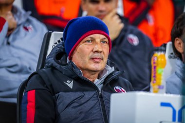 Bologna FC Teknik Direktörü Sinisa Mihajloviç İtalya Futbol Serisi sırasında 2019 / 20 Bologna FC - Fotoğraf: Fabrizio Carabelli / LM