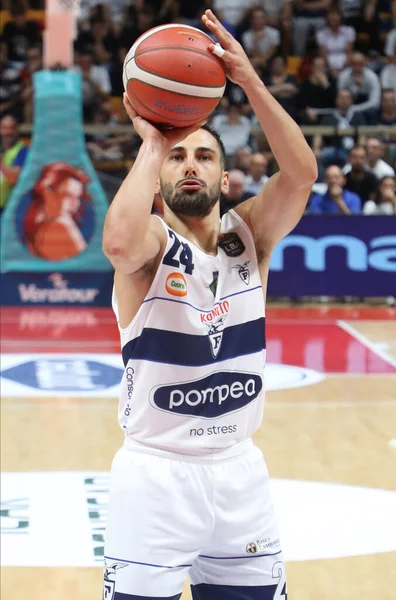 Rok Stipcevic Numara Pompea Bologna Talyan Serie Basketbol Şampiyonası 2019 — Stok fotoğraf