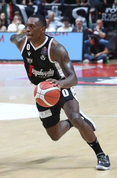 Frank Gaines Virtus Segafredo Bologna Tijdens Italiaans Serie Basketbal Kampioenschap — Stockfoto