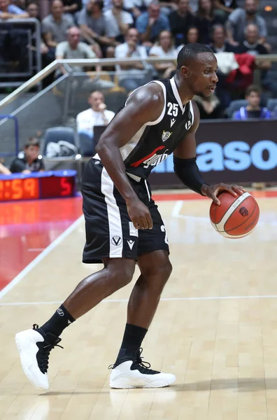 David Reginald Cournooh Virtus Segafredo Bologna Durante Campeonato Italiano Baloncesto — Foto de Stock