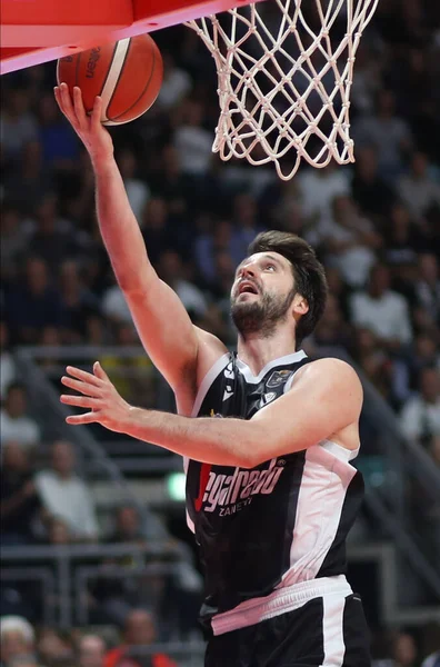 Stefan Markovic Virtus Segafredo Bologna Tijdens Italiaans Serie Basketbal Kampioenschap — Stockfoto