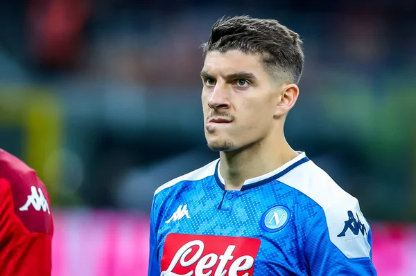 Giovanni Lorenzo Ssc Napoli Durante Temporada Fútbol Italiano Serie 2019 — Foto de Stock