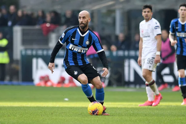 Borja Valero Inter Podczas Internazionale Italian Soccer Serie Sezon 2019 — Zdjęcie stockowe