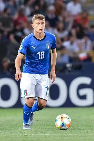 Nicolo Barella Italy Soccer National Team Italian Football Team Italy — стоковое фото