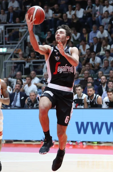 Alessandro Pajola Virtus Segafredo Bologna Durante Campeonato Italiano Baloncesto Serie — Foto de Stock