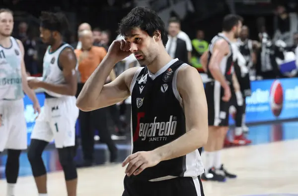 Milos Teodosic Virtus Segafredo Bologna Durante Campeonato Italiano Baloncesto Serie — Foto de Stock