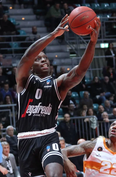 Frank Gaines Virtus Segafredo Bologna Durante Campeonato Italiano Baloncesto Serie — Foto de Stock