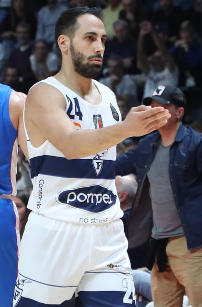 Rok Stipcevic Fortitudo Pompea Bologna Durante Campeonato Italiano Baloncesto Serie — Foto de Stock