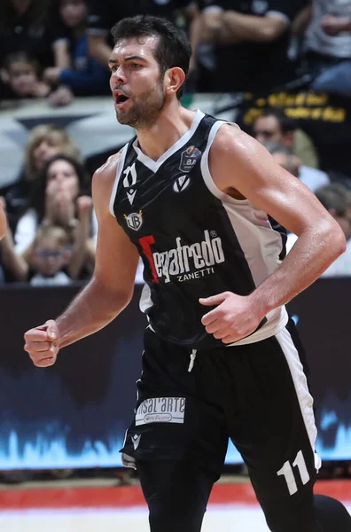 Giampaolo Ricci Virtus Segafredo Bologna Durante Campeonato Italiano Baloncesto Serie — Foto de Stock