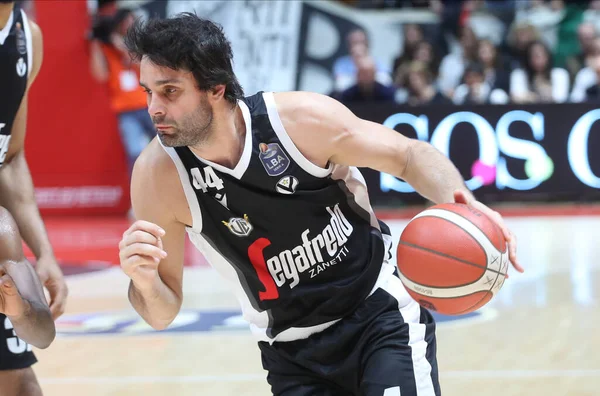 Milos Teodosic Virtus Segafredo Bologna Italian Serie Basketball Championship 2019 — Stock Photo, Image