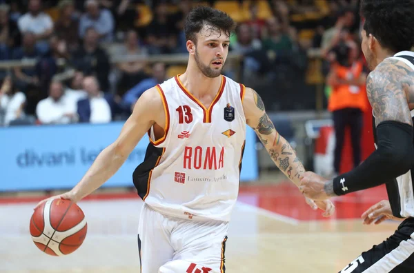 Tommaso Baldasso Virtus Roma Італійській Серії Basketball Championship 2019 Чемпіонат — стокове фото