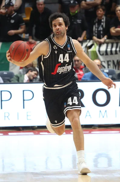 Milos Teodosic Virtus Segafredo Bologna Durante Campeonato Italiano Baloncesto Serie — Foto de Stock