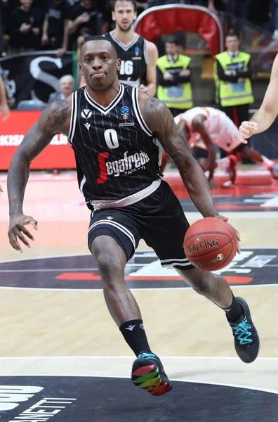 Frank Gaines Virtus Segafredo Bologna Durante Campeonato Italiano Baloncesto Serie — Foto de Stock