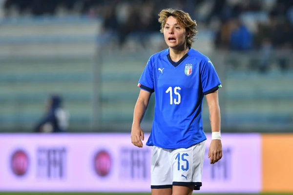 Valentina Giacinti Durante Nazionale Italiana Calcio Femminile Squadra Italiana Calcio — Foto Stock