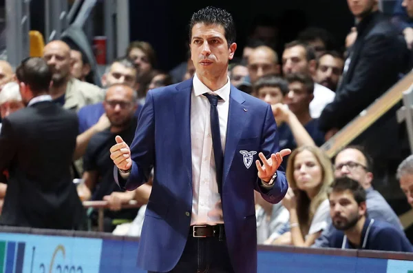 Antimo Martino Coach Fortitudo Pompea Bologna Italian Serie Basketball Championship — Foto de Stock