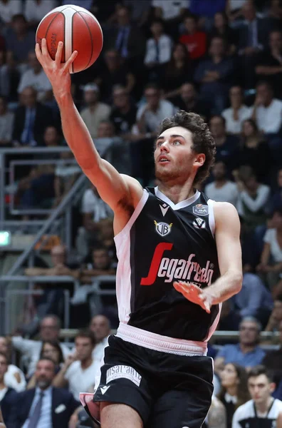 Alessandro Pajola Virtus Segafredo Bologna Durante Campeonato Italiano Baloncesto Serie — Foto de Stock