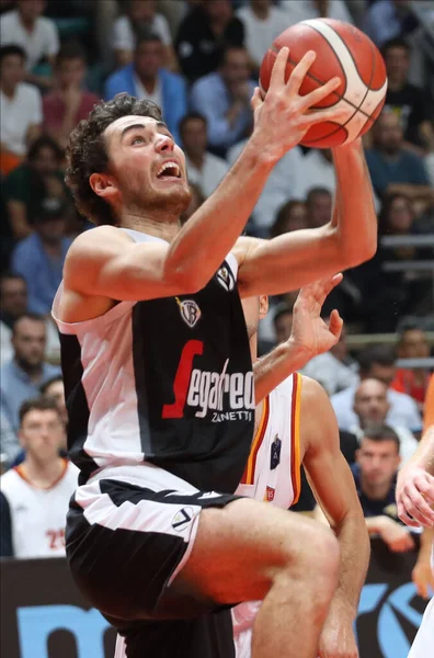 Alessandro Pajola Virtus Segafredo Bologna Durante Campeonato Italiano Baloncesto Serie — Foto de Stock