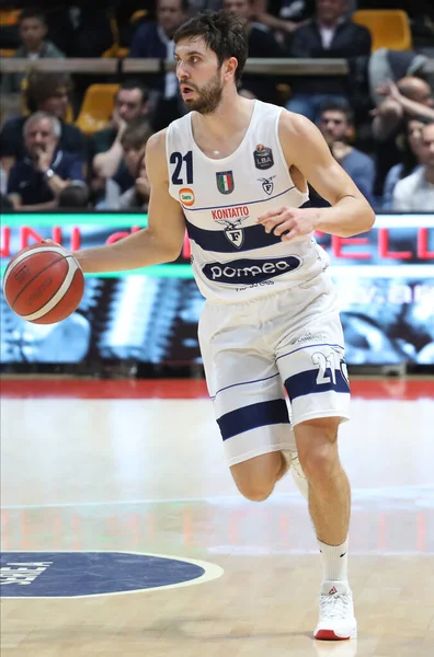 Matteo Fantinelli Fortitudo Pompea Bologna Italiensk Serie Basketball Championship 2019 – stockfoto