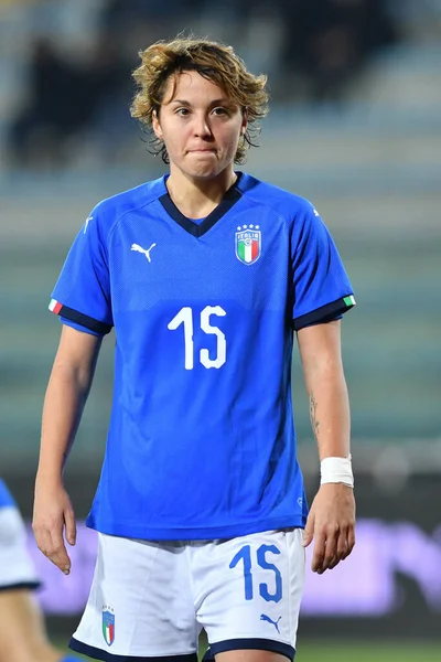 Valentina Giacinti Durante Nazionale Italiana Calcio Femminile Squadra Italiana Calcio — Foto Stock