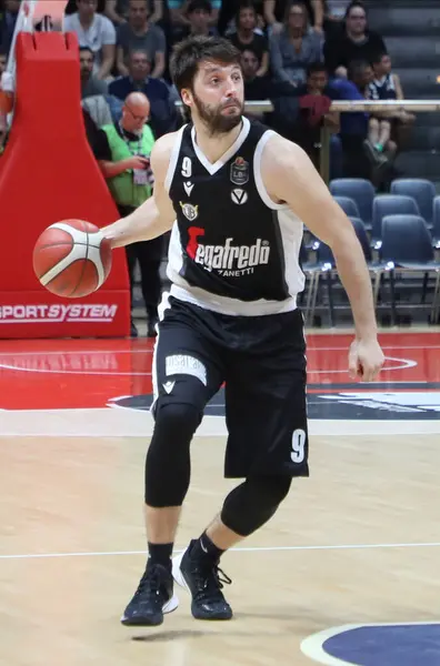 Stefan Markovic Dygder Segafredo Bologna Italienska Serie Basket Championship 2019 — Stockfoto