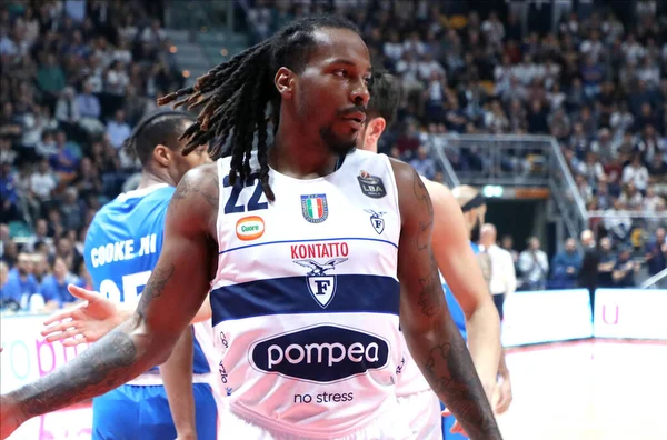 Daniel Fortitudo Pompea Bologna Durante Campeonato Italiano Baloncesto Serie 2019 — Foto de Stock