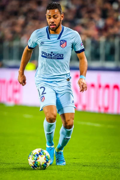 Renan Lodi Del Atlético Madrid Durante Temporada 2019 Champions League — Foto de Stock
