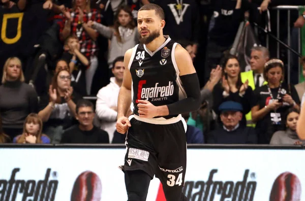 Kyle Weems Virtus Segafredo Bologna Durante Campeonato Italiano Baloncesto Serie — Foto de Stock