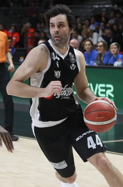 Milos Teodosic Virtus Segafredo Bologna Tijdens Italiaans Serie Basketbal Kampioenschap — Stockfoto