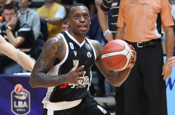 Frank Gaines Virtus Segafredo Bologna Tijdens Italiaans Serie Basketbal Kampioenschap — Stockfoto