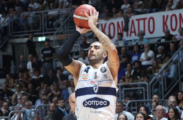 Pietro Aradori Fortitudo Pompea Bologna Italian Serie Basketball Championship 2019 — стоковое фото