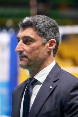 Andrea Giani (leo ayakkabıları modena) İtalyan Voleybol Superlega Serie A sezonu 2019 / 20, İtalyan Serie A Men SuperLeague Championship in modena, 01 Ocak 2020 - LM / Daniele Nicli