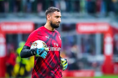 Ac Milan 'dan Gianluigi Donnarumma İtalya Futbol Ligi 2019 / 20 Ac Milan - Fotoğraf: Fabrizio Carabelli / Lm