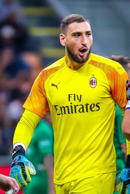 Ac Milan 'dan Gianluigi Donnarumma İtalya Futbol Ligi 2019 / 20 Ac Milan - Fotoğraf: Fabrizio Carabelli / Lm
