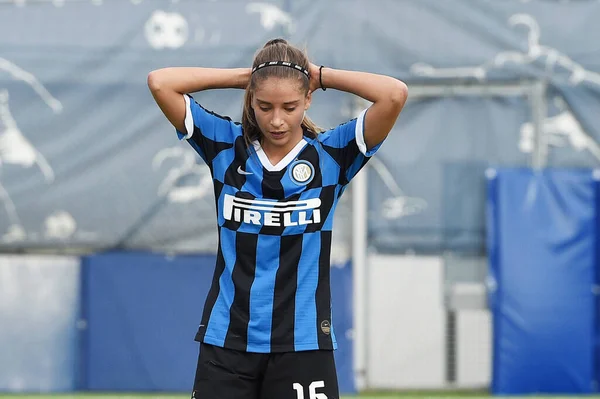 Eleonora Maria Goldoni Inter Durante Temporada 2019 Del Inter Femenino — Foto de Stock