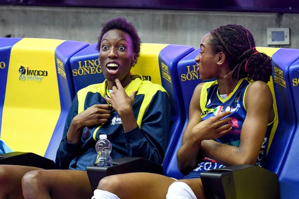 Paola Egonu Conegliano Talyan Serie Kadınlar Voleybol Sezonu 2019 Talyan — Stok fotoğraf