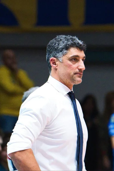 Andrea Giani Leo Shoes Modena Durante Temporada 2019 Del Voleibol — Foto de Stock