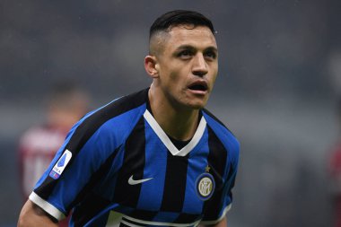 ALexis Sanchez (inter) FC Internazionale İtalya Futbol Serisi 2019 / 20 sezonunda, İtalya Serie A futbol maçı Milano 'da, 01 Ocak 2020 - LM / Matteo Papini
