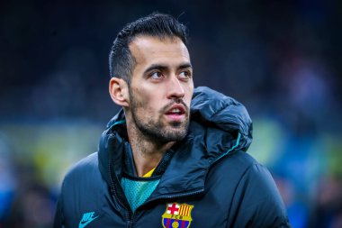 2019 / 20 Şampiyonlar Ligi sezonunda FC Barcelona 'dan Sergio Busquets - Fotoğraf: Fabrizio Carabelli / LM