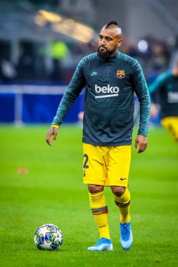 2019 / 20 Şampiyonlar Ligi sezonunda FC Barcelona 'dan Arturo Vidal - Fotoğraf: Fabrizio Carabelli / LM