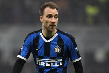 Christian Eriksen (inter) FC Internazionale İtalya Futbol Serisi 2019 / 20 sezonu, İtalya Serie A futbol maçı Milano 'da, 01 Ocak 2020 - LM / Matteo Papini