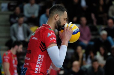 Osmany Juantorena (5) cucine lube civitanova İtalyan Voleybol Superlega Serie A sezon 2019 / 20, İtalyan Serie A Men SuperLeague Championship, Verona, Ocak 01 2020 - LM / Roberto Tommasini