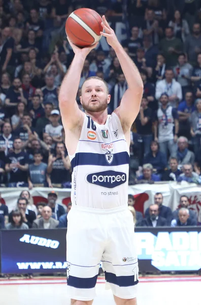 Maarten Leunen Fortitudo Pompea Bologna Durante Campeonato Italiano Baloncesto Serie — Foto de Stock