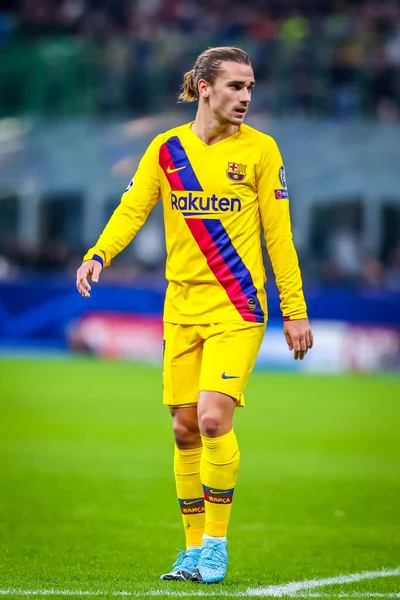 Antoine Griezmann Barcelona Sezóně Ligy Mistrů 2019 Foto Kredit Fabrizio — Stock fotografie