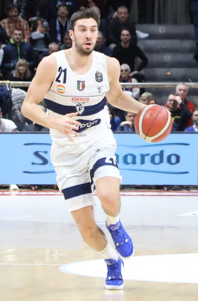 Matteo Fantinelli Fortitudo Pompea Bologna Durante Campeonato Italiano Baloncesto Serie — Foto de Stock