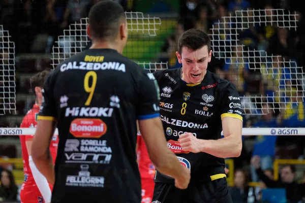 Spargel Spargel Calzedonia Verona Während Der Italienischen Volleyball Superlega Serie — Stockfoto